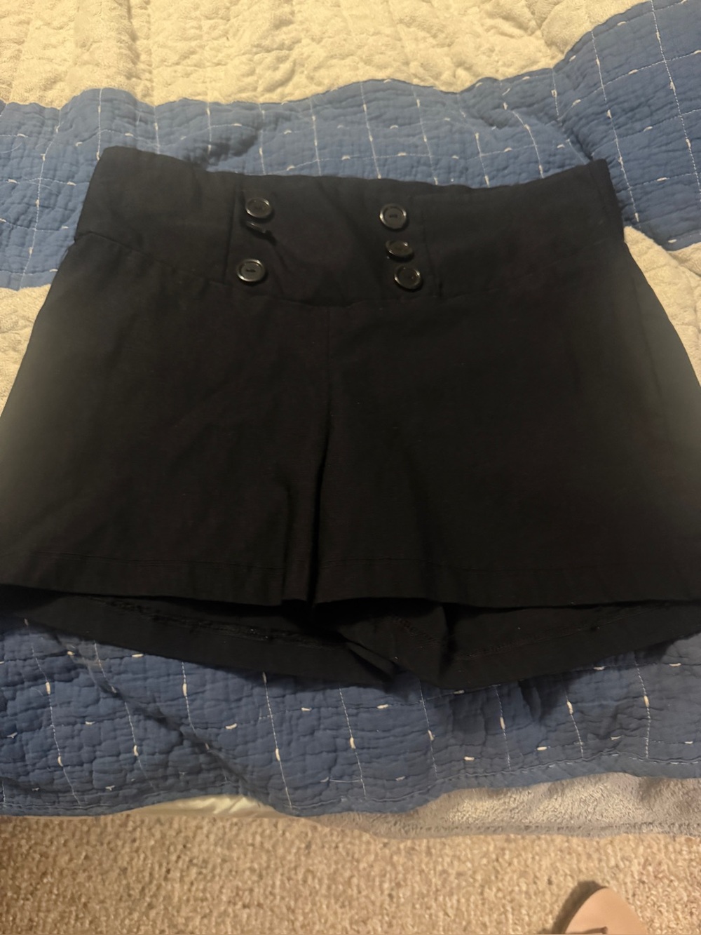 rue21 Women’s XL Black High-Waisted Shorts